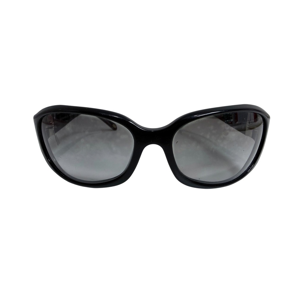 Tiffany & Co Sunglasses Women 61-17-125 Black TF 4001 8001/3C Silver‎ Logo